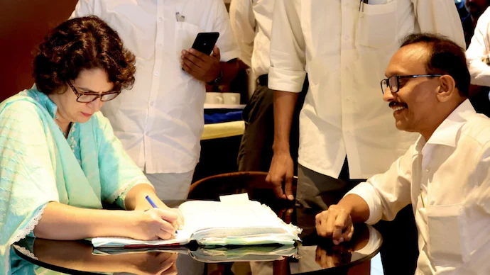 Priyanka Gandhi’s Electoral Debut: Files Nomination for Wayanad By-Election